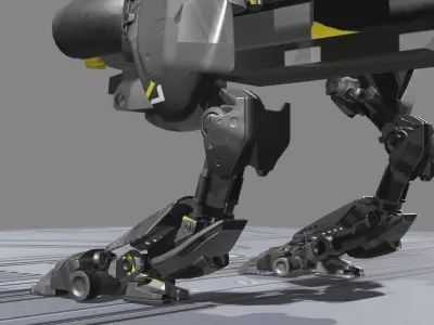Innovatron Your Futuristic Companion Robot 3D model