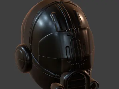 Helmet plastic mask protection  Low-poly 3D model Low-poly 3D model shop