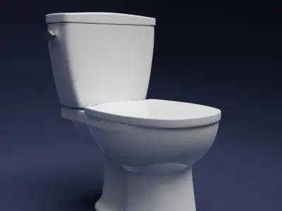 3D Toilet 3D model