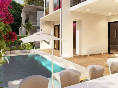 3D Exterior Scene 3D model design garden and landscape 3D  3D model buy