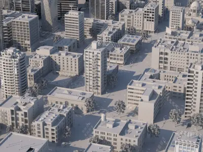 Silver City 3D model