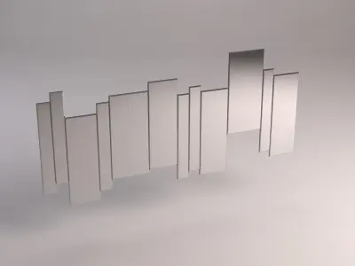 MIRROR---Offset frieze 3D model