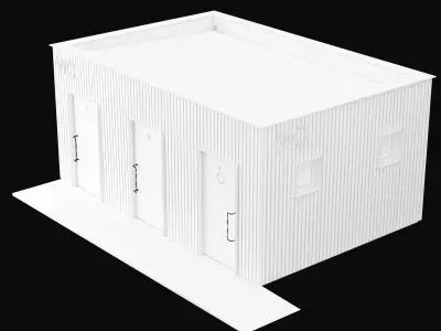Public toilet 3D model