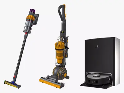 Vacuum Cleaners Collection  3D Model Pack