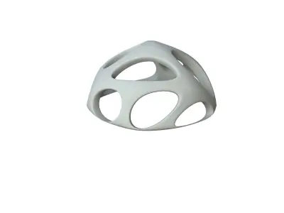 SciFi Cube Object No 52717 Low Poly Shape Low-poly 3D model