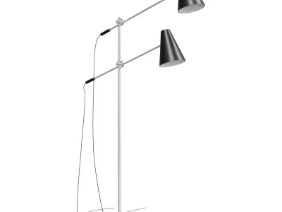 Lilith Floor Lamp Black 3D model