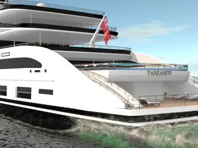  Tanzanite Superyacht Dynamic Simulation 