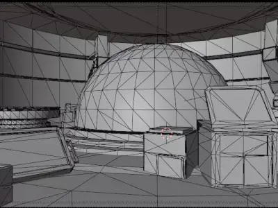 Sci-Fi Lab Props Pack PBR Game Ready Assets Low-poly 3D model