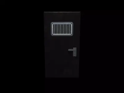 Metal door 3D model