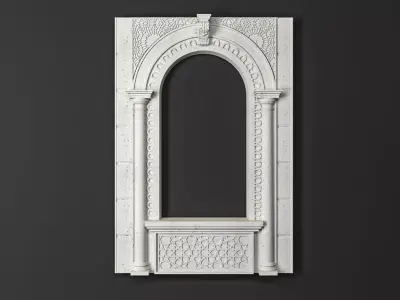 arched window  3D model