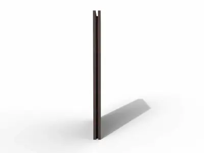 Wooden door 3 Low-poly 3D model