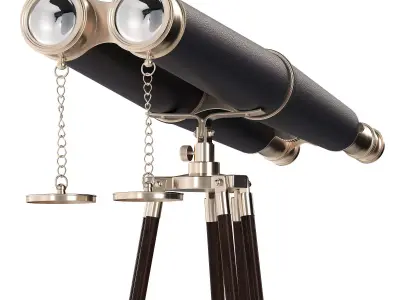 Binoculars Yaman Low-poly 3D model