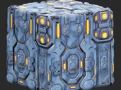  Sci-FI Seamless Texture  Texture