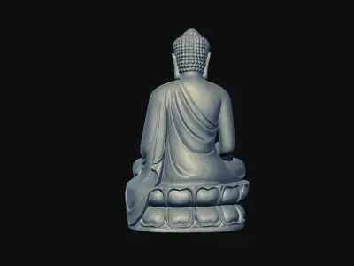 Buddha Statue - 3DP Ready 3D print model