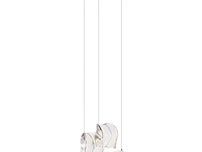 141 Sculptural Pendant Lamp by Bocci 3D model