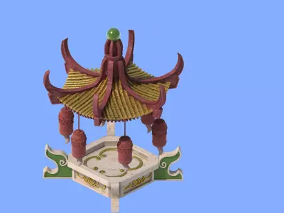 Game Architecture - Gazebo 1127 3D model