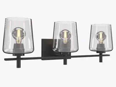 Calais Bath Vanity Wall Light P300362  3D model