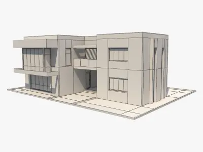 Modern House 8 3D model
