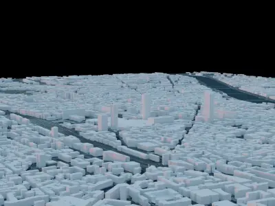 Lyon - France 3D model