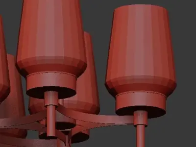 MANCHESTER LINEAR CHANDELIER 3D model