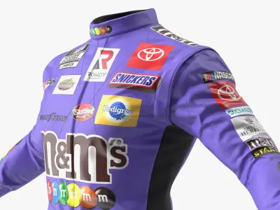  Toyota NASCAR Fire-Resistant Race Suit MMs Purple 