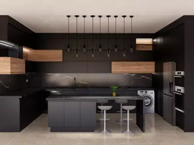 kitchen-modern 3D model