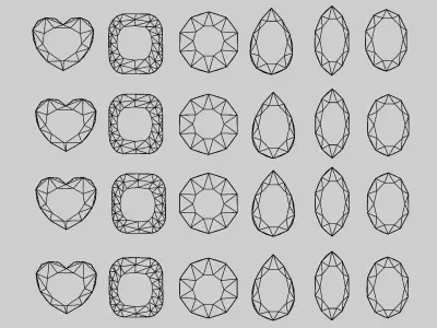 Diamond Pack Free 3D model