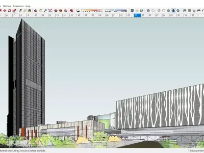 Sketchup Shopping Center G2 3D model