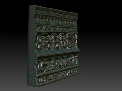 Indian Temple Wall basrelief 32 240622 3D print model