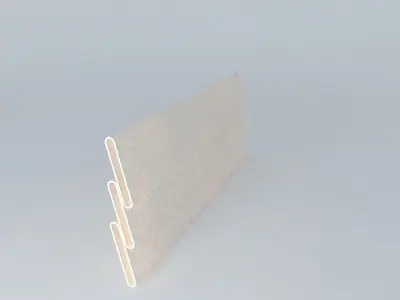 Romans sheet of paper 3D model