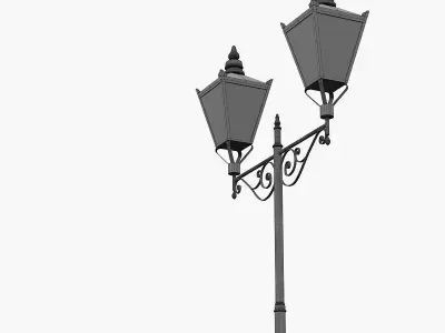 Historical Exterior Lamp Precinct CL65-16 3D model