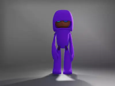 DOLLKIDZ  THE  KID IN BEAR SUIT Low-poly 3D model