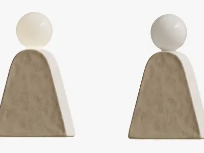 Handmade Mima Table Lamp 3D model