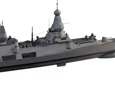 INDIAN NAVY MULTI ROLE DESTROYER 3D model