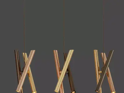 SHANGAI k pendant light 3D model