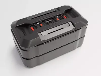 Sci-Fi Storage Crate 3D model