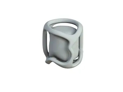 SciFi Shape Object Low Poly  Low-poly 3D model buy