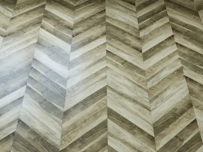 Quartz-vinyl tile Alpine Floor Ultra ECO5-18 Forest oak Article 3D model