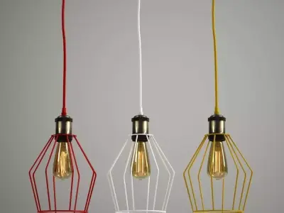 Hanging lamp LOFT HOUSE P-69 3D model