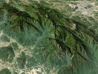 Mountain Range  3D model