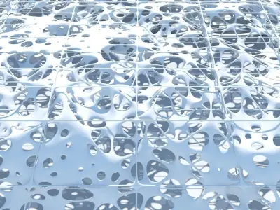 Futuristic Architectural Structure 9 3D model