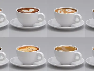 Coffee Mug Sat 3 3D model