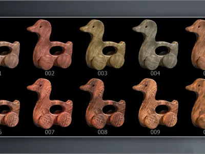 Megapack 100 Wood smart materials for Substance Painter Texture