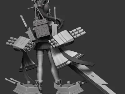 Azur Lane Ayanami STL 3D print model