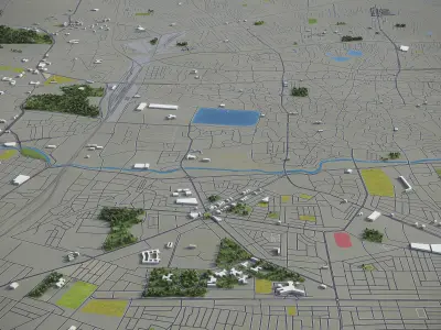 Nagpur  Low-poly 3D model