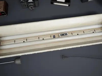 Various Electronics  Low-poly 3D model