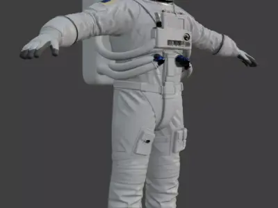 Astronaut Spacesuit 3D Model 3D model