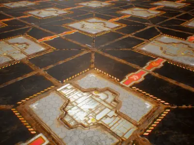 PBR Sci-Fi Spaceship Texture 36 Low-poly 3D model