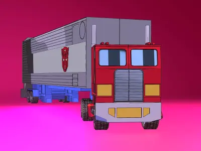 Optimus Prime G1 3D model