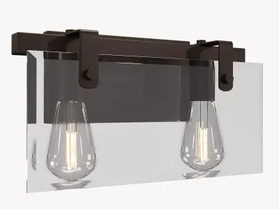 Progress Lighting Glayse 2-Light P300106 3D model